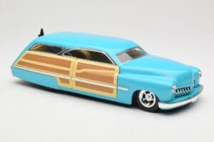 Mercury Merc Woodie Bleu Hot Wheels 1:18 27806 Métal Moulé — image 6 sur 8