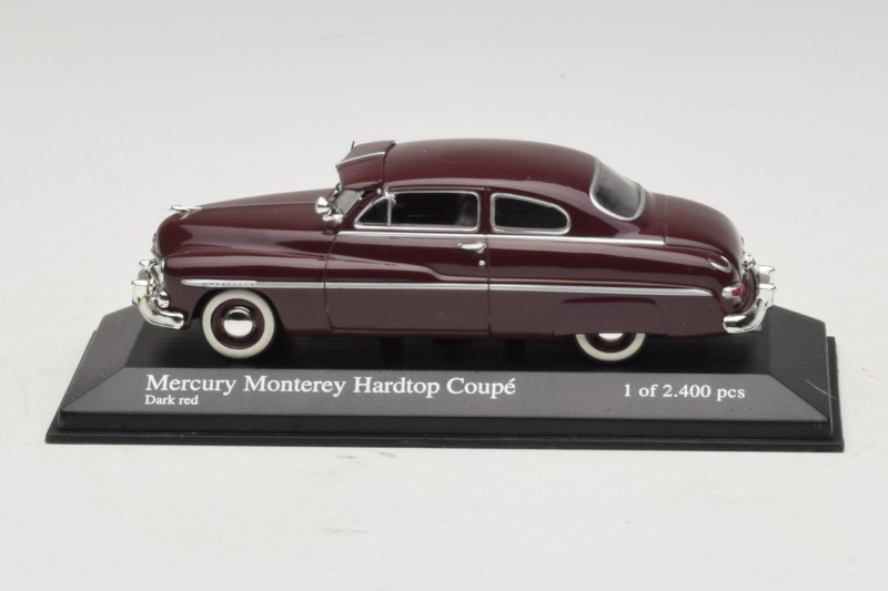 Mercury Monterey Rouge Foncé Minichamps 1:43 400082400 Métal Moulé
