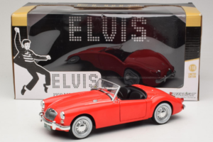 MG A 1600 Roadster Mk I Elvis Presley Blue Hawaii Movie GreenLight 1:18 13524 Métal Moulé — image 8 sur 8