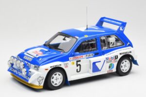 MG Metro 6R4 #5 T. Pond / R. Arthur Rally Monte Carlo 1986 Sun Star 1:18 5537 Métal Moulé