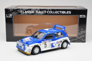 MG Metro 6R4 #5 T. Pond / R. Arthur Rally Monte Carlo 1986 Sun Star 1:18 5537 Métal Moulé — image 8 sur 8