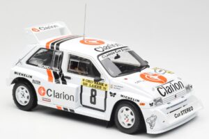 MG Metro 6R4 #8 P. Eklund / D. Whittock Rally Finland 1986 Sun Star 1:18 5536 Métal Moulé — image 6 sur 8