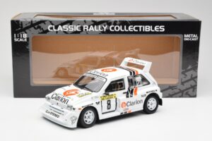 MG Metro 6R4 #8 P. Eklund / D. Whittock Rally Finland 1986 Sun Star 1:18 5536 Métal Moulé — image 8 sur 8