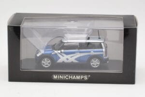 Mini Clubman R55 Cooper S Blue Metallic Onitsuka Tiger Minichamps 1:43 403138676 Métal Moulé — image 4 sur 4