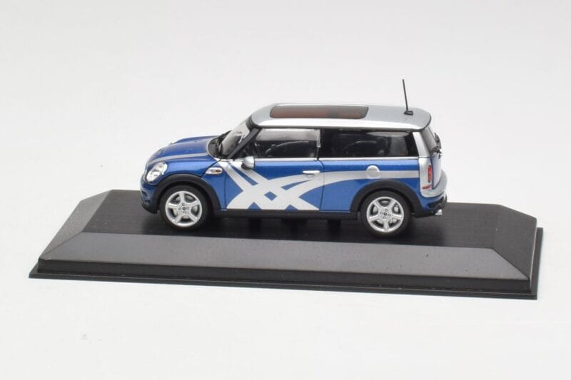 Mini Clubman R55 Cooper S Blue Metallic Onitsuka Tiger Minichamps 1:43 403138676 Métal Moulé