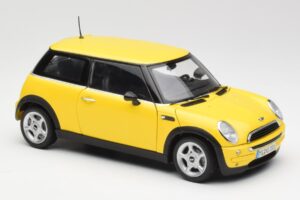 Mini Cooper One R50 Pack Aérodynamique Jaune Kyosho 1:18 80430148553 Métal Moulé — image 6 sur 8