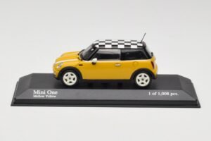MINI One R50 Jaune Minichamps 1:43 431138104 Métal Moulé