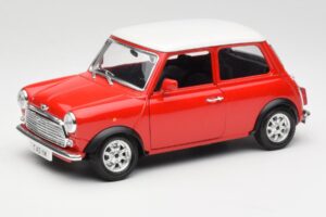Mini Cooper Rouge Bburago 1:18 3379 Métal Moulé