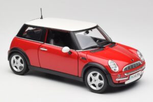 Mini Cooper R50 Rouge Maisto 1:18 31619 Métal Moulé — image 6 sur 8