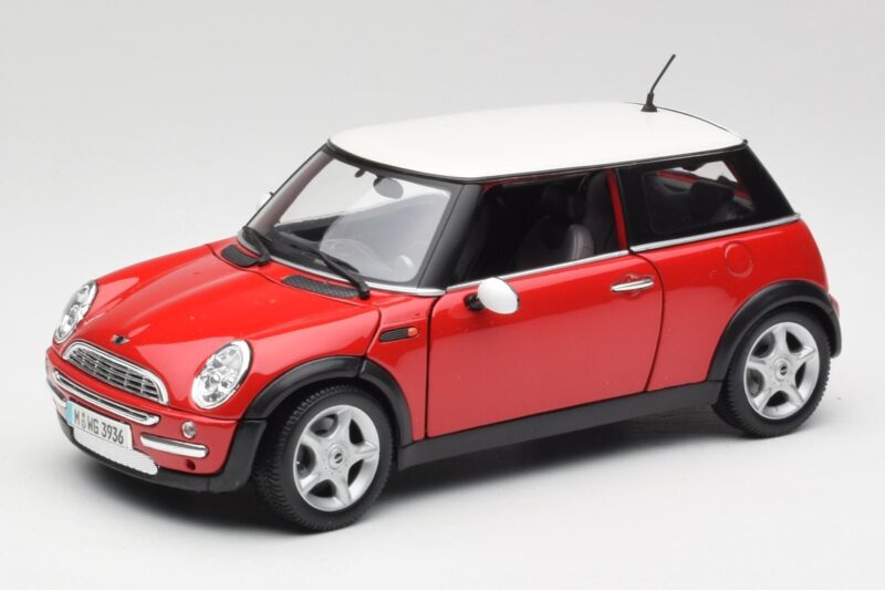 Mini Cooper R50 Rouge Maisto 1:18 31619 Métal Moulé