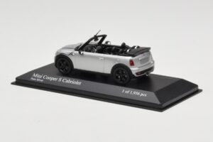 Mini Cooper S R57 Cabriolet Argent Minichamps 1:43 431138830 Métal Moulé — image 3 sur 6