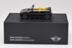 Mini Cooper S R57 Cabriolet Noir Minichamps 1:43 80422148818 Métal Moulé