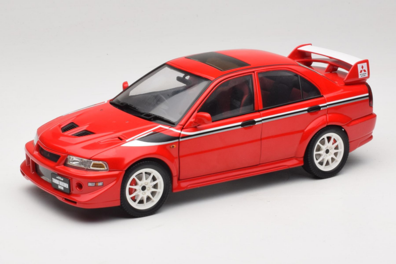 Mitsubishi Lancer Evo VI Tommi Makinen Edition Rouge AUTOart 1:18 77156 Métal Moulé