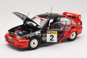 Mitsubishi Lancer Evolution VI #2 Y. Kataoka / S. Hayashi Winner Rally Canberra 1999 AUTOart 1:18 89942 Métal Moulé — image 2 sur 8