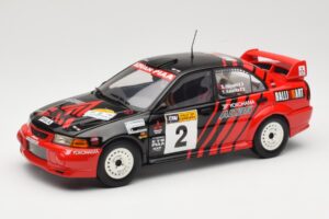 Mitsubishi Lancer Evolution VI #2 Y. Kataoka / S. Hayashi Winner Rally Canberra 1999 AUTOart 1:18 89942 Métal Moulé