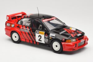 Mitsubishi Lancer Evolution VI #2 Y. Kataoka / S. Hayashi Winner Rally Canberra 1999 AUTOart 1:18 89942 Métal Moulé — image 6 sur 8