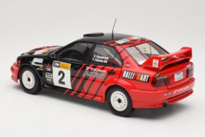 Mitsubishi Lancer Evolution VI #2 Y. Kataoka / S. Hayashi Winner Rally Canberra 1999 AUTOart 1:18 89942 Métal Moulé — image 7 sur 8