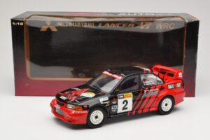 Mitsubishi Lancer Evolution VI #2 Y. Kataoka / S. Hayashi Winner Rally Canberra 1999 AUTOart 1:18 89942 Métal Moulé — image 8 sur 8