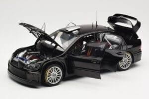 Mitsubishi Lancer Evolution WRC Plain Body Noir AUTOart 1:18 80528 Métal Moulé — image 2 sur 8