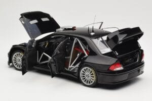 Mitsubishi Lancer Evolution WRC Plain Body Noir AUTOart 1:18 80528 Métal Moulé — image 5 sur 8
