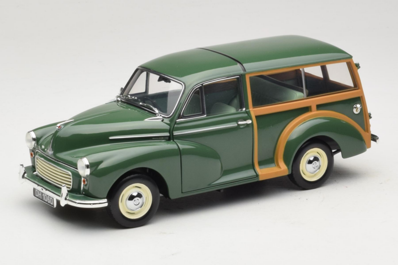 Morris Minor 1000 Traveller Vert Minichamps 1:18 150137011 Métal Moulé