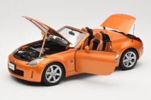 Nissan Fairlady Z Z33 Roadster Sunset Orange AUTOart 1:18 77377 Métal Moulé — image 2 sur 8