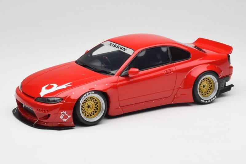 Nissan Silvia S15 Rocket Bunny Burning Red Otto 1:18 OT1115 Résine