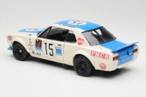 Nissan Skyline 2000GT-R KPGC10 #15 K. Takahashi Nissan Works JTCC 1972 Kyosho 1:18 08122B Métal Moulé — image 7 sur 8