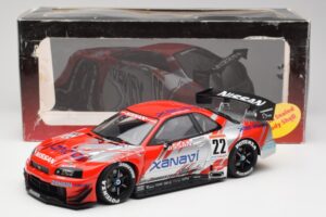 Nissan Skyline GT-R #22 M. Krumm / S. Motoyama Xanavi Nismo JGTC 2002 AUTOart 1:18 80277 Métal Moulé — image 6 sur 6