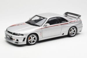 Nissan Skyline GT-R R33 R-Tune Argent AUTOart 1:18 77326 Métal Moulé