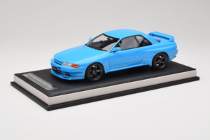 Nissan Skyline GT-R R32 Customized Version Bleu MotorHelix 1:18 MH029CB Résine — image 2 sur 7