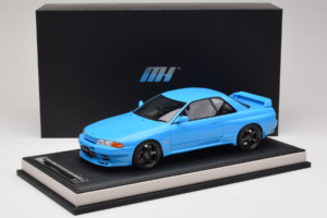 Nissan Skyline GT-R R32 Customized Version Bleu MotorHelix 1:18 MH029CB Résine — image 7 sur 7
