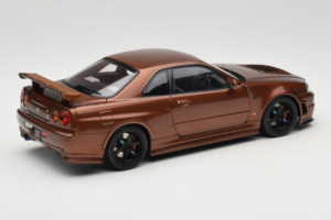 Nissan Skyline GT-R R34 Customized Metallic Bronze MotorHelix 1:18 M83414 Métal Moulé — image 3 sur 8