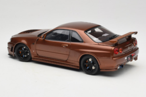 Nissan Skyline GT-R R34 Customized Metallic Bronze MotorHelix 1:18 M83414 Métal Moulé — image 7 sur 8