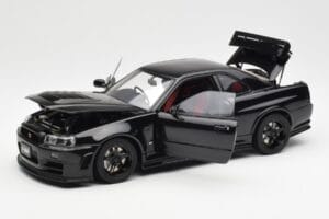Nissan Skyline GT-R R34 NISMO Z-Tune Noir AUTOart 1:18 77355 Métal Moulé — image 2 sur 8