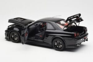 Nissan Skyline GT-R R34 NISMO Z-Tune Noir AUTOart 1:18 77355 Métal Moulé — image 5 sur 8