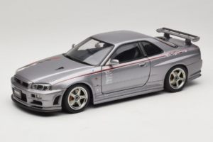 Nissan Skyline GT-R R34 Nismo S-Tune Argent AUTOart 1:18 77358 Métal Moulé