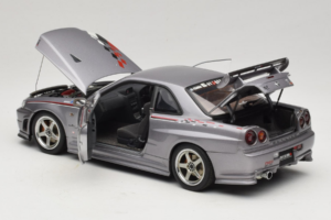 Nissan Skyline GT-R R34 Nismo S-Tune Argent AUTOart 1:18 77358 Métal Moulé — image 5 sur 8