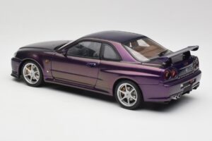Nissan Skyline GT-R R34 V-Spec Midnight Violet AUTOart 1:18 77305 Métal Moulé — image 7 sur 8