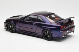 Nissan Skyline GT-R R34 NISMO Z-Tune Midnight Violet III AUTOart 1:18 77464 Composite — image 7 sur 8