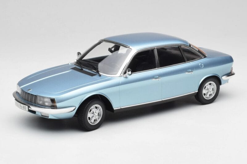 NSU Ro80 Bleu Metallic Minichamps 1:18 151015400 Métal Moulé