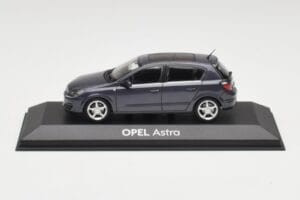 Opel Astra H Bleu Foncé Minichamps 1:43 B24910027-A1 Métal Moulé
