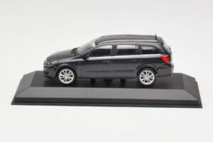 Opel Astra H Break Gris Foncé Minichamps 1:43 ASTRA002 Métal Moulé