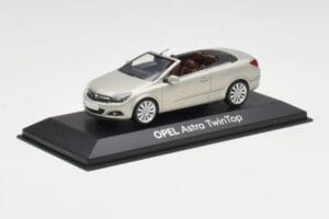 Opel Astra H Twin Top Argent Minichamps 1:43 403045633 Métal Moulé — image 2 sur 4