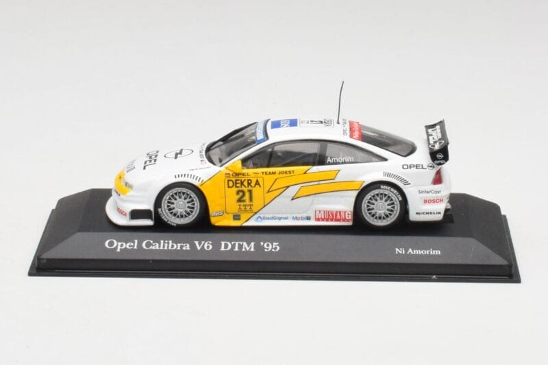 Opel Calibra V6 #21 J. Amorim DTM 1995 Minichamps 1:43 430854121 Métal Moulé