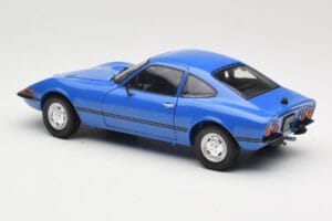 Opel GT/J Bleu Minichamps 1:18 180049023 Métal Moulé — image 7 sur 8