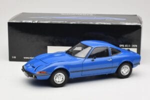 Opel GT/J Bleu Minichamps 1:18 180049023 Métal Moulé — image 8 sur 8