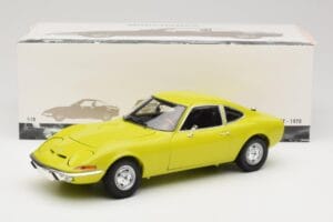 Opel GT Jaune Minichamps 1:18 180049032 Métal Moulé — image 8 sur 8