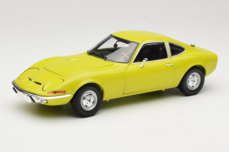 Opel GT Jaune Minichamps 1:18 180049032 Métal Moulé