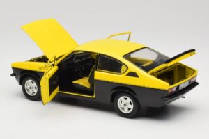 Opel Kadett C GT/E Jaune & Noir Minichamps 1:18 180045521 Métal Moulé — image 5 sur 8